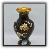 B6. Cloisonne vase. 5"T - $15