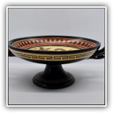 E23. Greek reproduction footed bowl. Dimensions: 6.5"W x 3"T - $14