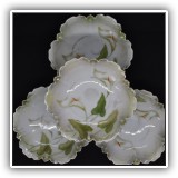 E28. Set of 11 porcelain Cala Lily bowls by R&S Germany. - $33 for the set
