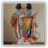 C22. Japanese doll. 18.5"T - $64