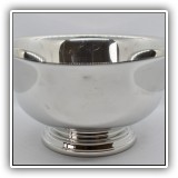 S5. Pewter Paul Revere bowl with a small dent. 9"W - $25