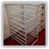 F26. Elfa storage rack - $50