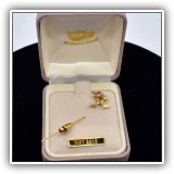 J5. 10K Yellow gold "My Special Angel" stick pin - $24