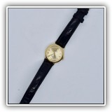 J26. Vicence 14K yellow gold ladies' watch with 8" band - $145