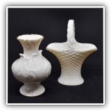 E10. Two Lenox vases
