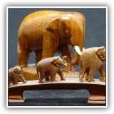 C31. 2 Carved elephants - $10