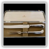 K36. Gentry Sheffield England carving set - $20 