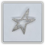 J135. Swarovski Crystal star pin - $15