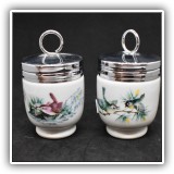 E41. Pair of Royal Worcester egg coddlers. - $20 for the pair