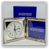 J131. International Silver Company clock - $10