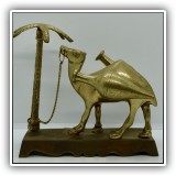 B11. Brass camel with palm tree. - $12