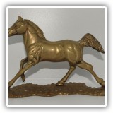 B13. Brass horse figurine. - $16