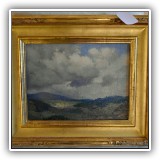 A83. William Jurian Kaula landscape. Frame: 18" x 13.5" - $850 
