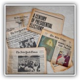 B23. Vintage newspapers