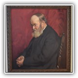A12. Portrait oil painting on canvas by Gretchen Woodman Rogers, possibly of Frederick Law Olmstead. - $2,000