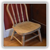 F15. Child-sized chair. 21"h - $22