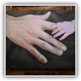 A43. Hand artwork on canvas