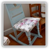 $49. Painted child-sized rocking chair.  27"h - $38