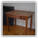 F24. Farm table with drawer. 30"h x 35"w x 24"d. - $140