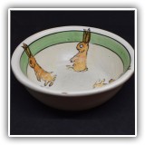 P06. Roseville 3-piece puppy dog dish set - $28 for the set
