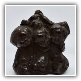 D31. Bronze figurine of 3 children. - $24