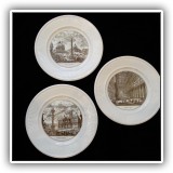 P25. Set of 3 Wedgwood Rome Collection Plates. 10.5"w - $45 for the set