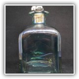 G17. Pear liquor bottle from Florence with silver pears stopper. 8"h - $16