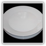 P38. Four white Ikea dinner plates - $4