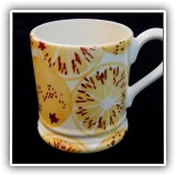 P32. Emma Bridgewater coffee mug with lemons. - $12