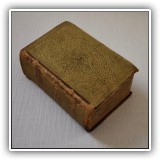 B12. Silas Andrus & Sons Bible. 1846. Cover: 5 1/8" x 3 1/2" Book is 2"w
