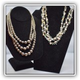 J25. Costume jewelry necklaces