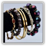 J32. Costume jewelry bracelets