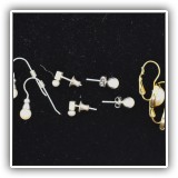 J36. Costume jewelry earrings