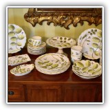 P15. Modern set of Royal Worcester "Blind Earl" china. Includes 26 pieces total. - $330 for the set