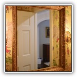 D20. Gold mirror. 26.5"h x 21.5"w - $150