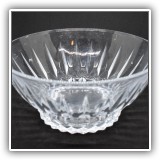 G06. Crystal bowl. 9"w