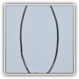 J29. Silvertone scarab necklace. Broken clasp. - $18