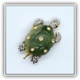 J26. Kenneth Lane turtle pin - $20