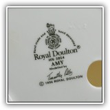 C26. Royal Doulton "Amy" figurine. 8"h - $32