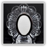 G12. Waterford Crystal picture frame. 5"h x 4.5"w - $20