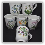 P31. Set of Portmeirion "The Botanic Garden" mugs