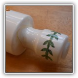 P32. Portmeirion "The Botanic Garden" rolling pin. Repaired. 14"w - $6