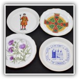 P42. Set of 4 small plates from Great Britain. 4-5"w - $18 for the set