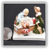 C33. Sebastian "In the Candy Shop" Necco figurine. Chip to base and repair to woman's neck. - $10