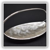 S02. Caravelle tarnish resistant silverplate dish with handle. - $10