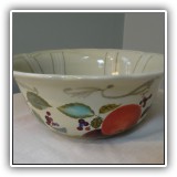 P64. Tracy Porter Fruitful Tapestry Collection bowl. 5"hx12"w - $16