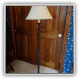 D13. Carved floor lamp.