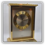 D52. Linden brass mantel clock. - $32