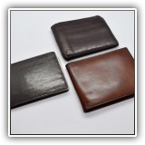 H15. Leather wallets