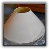 D22. Large lamp shade. 9.75"h x 22.5"w - $10